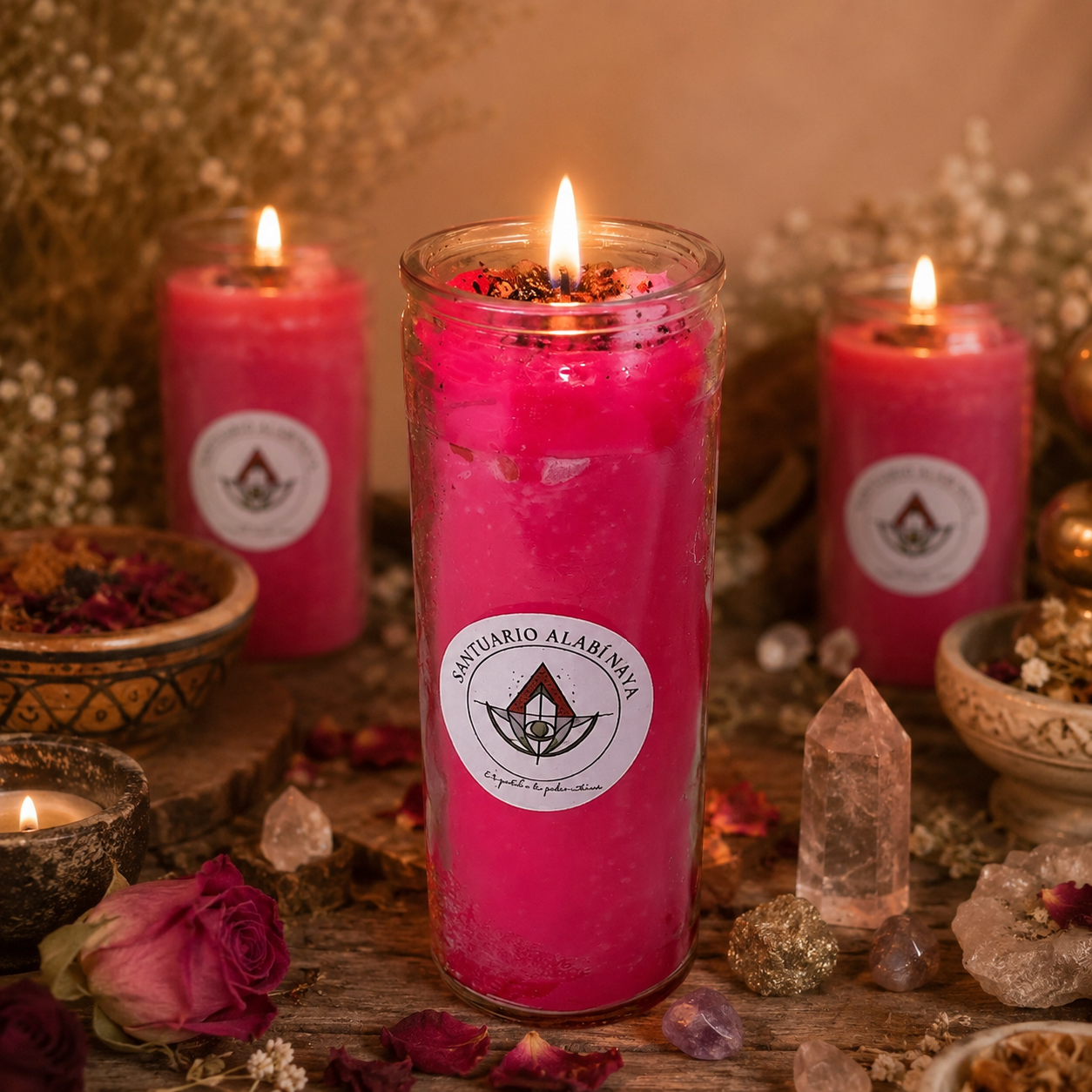 Veladora Ritualizada Jardín de Venus